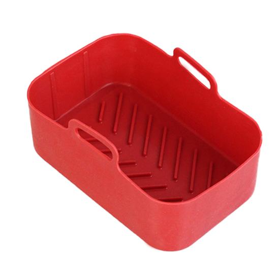 Fryer Pot Liner Super Soft Heat Resistant No Odor Dual Basket Fryer Silicone Liner Pad for Ninja DZ201