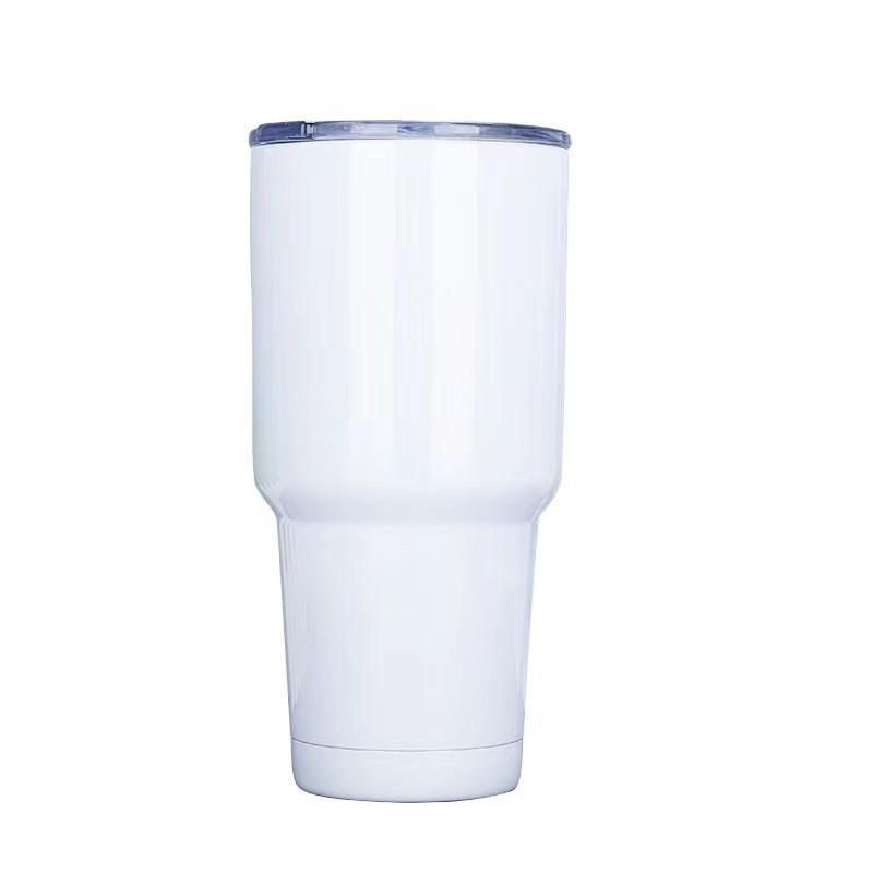 30Oz Portable Stainless Steel Water Bottle with Straw Thermos Tumbler Keep Drink Cold Hot Coffee Bottle Customizable
