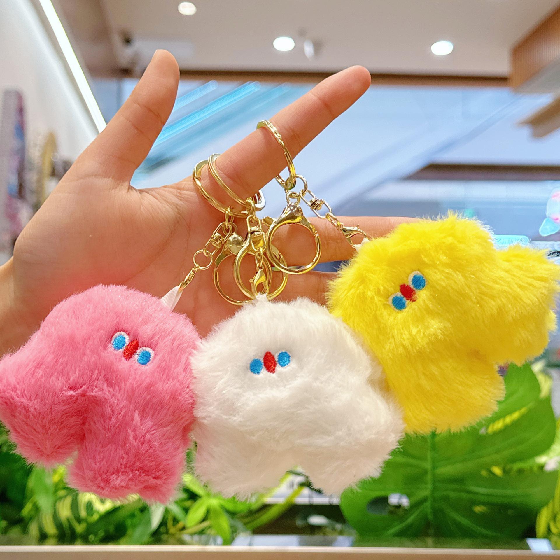 

Милый розовый плюшевый кулон-брелок Height 8cm