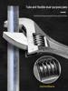 Adjustable Multi-Function Large-Opening Short Handle Wrench for Bathroom Use