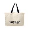 Large Capacity Canvas Tote: Minimalist Travel Yoga & Book Bag for Men and Women