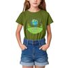 Children's Fashion Casual Short Sleeve Printed Round Neck Short Sleeve T-Shirt Top