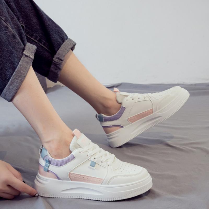 Versatile Soft Sole Non-tiring Sports Shoes for Women Thick Sole Spring and Autumn High-end Casual Shoes