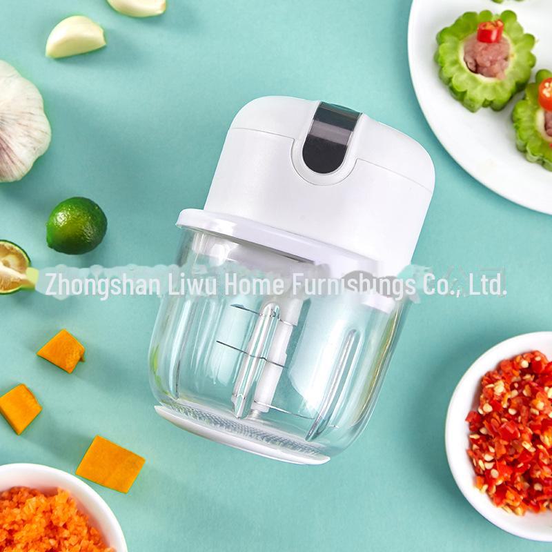 Wireless Electric Garlic Processor: Mincer, Peeler, Stirrer, Press, and Paste Maker