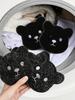 2/4/6/8/12pcs Reusable Pet Hair Remover Laundry Sponges - Bear Shape Effective Anti-Winding Cleaning Tools for Washing Machines