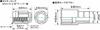 KYO-EI BullLock TUSKEY Lock Nuts, M14XP1.5, 4-Piece Set, Plated, T600
