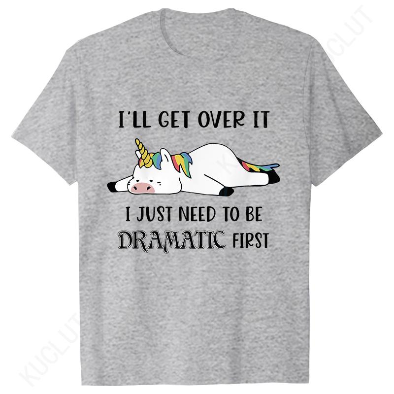Women T-Shirt Sleepy Lazy Cow Graphic Y2k Tops Funny Dramatic Animal Print Shirt Summer Short Sleeve Tee Vintage Female Clothing