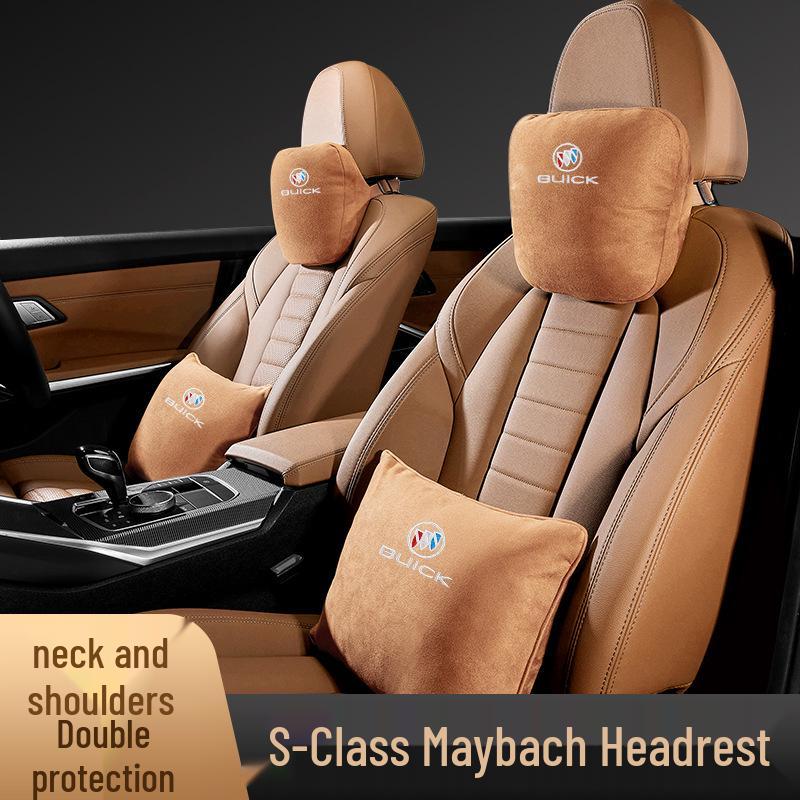 Buick Car Headrest & Lumbar Support Pillow: Regal, GL8, Excelle, LaCrosse