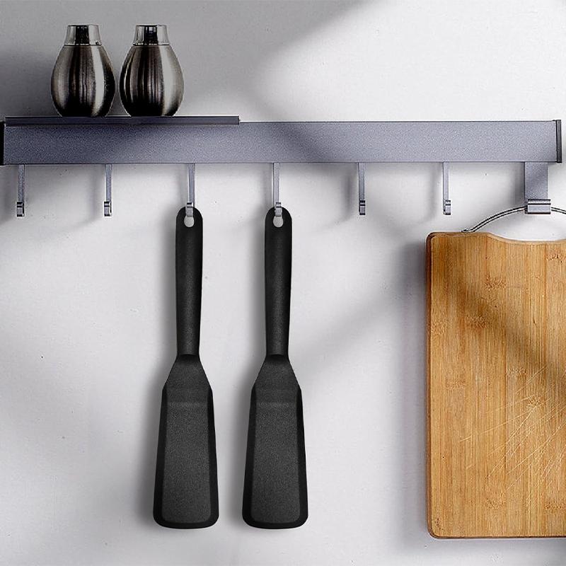 Silicone Spatulas for Cooking Heat Resistant Pancake Spatula Non Stick Long Omelette Spatula Turner BPA Free Cooking Tool Sets