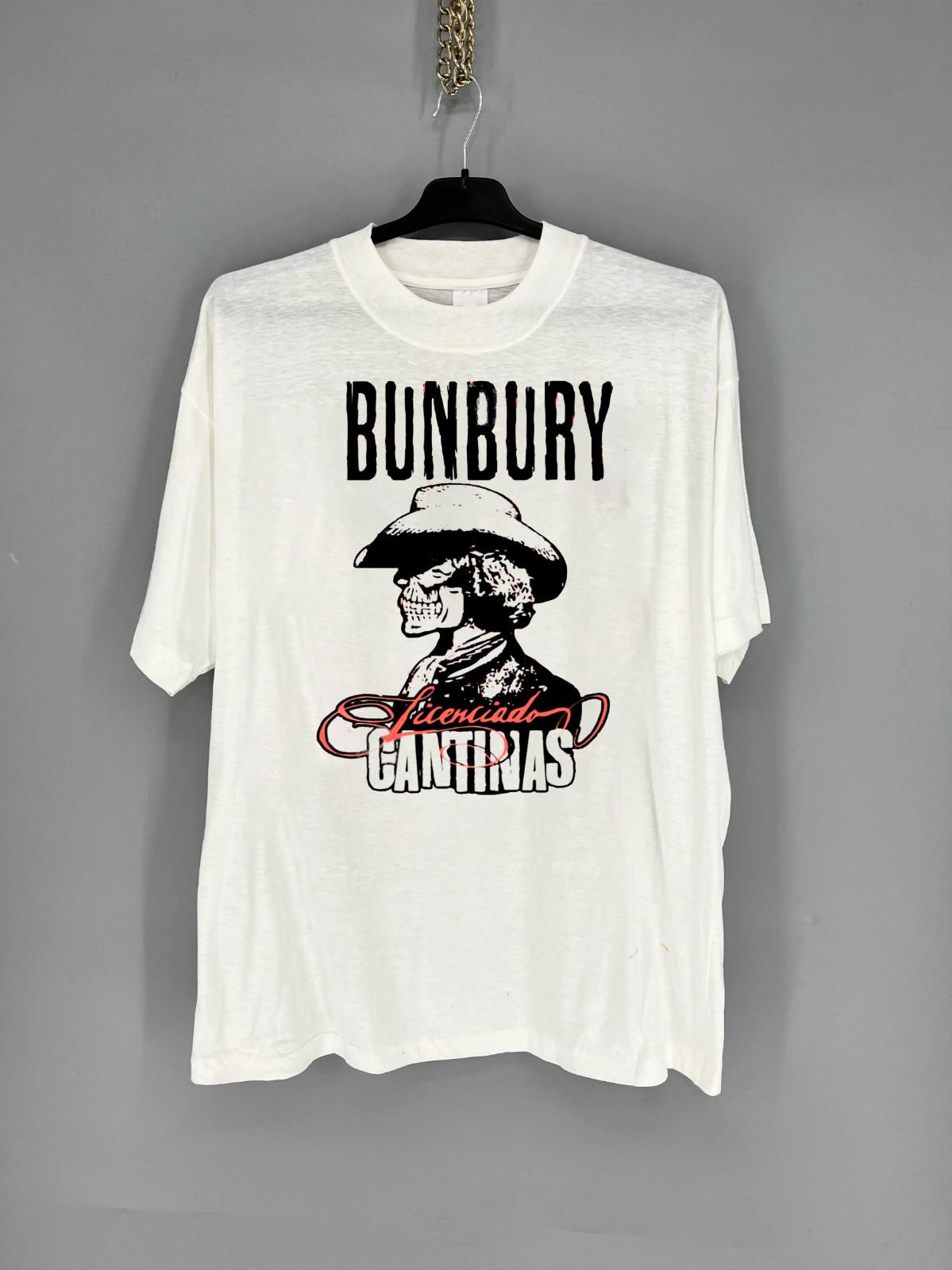 Enrique Bunbury Licensed Cantinas Cotton Shirt Unisex Concert S to 5XL XXXXL