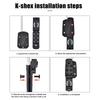 K Sheath Clip Waist Clips Portable Kydex Knife Holster Belt Clip Carrying K Holster Clip For Outdoor Hunting Tools