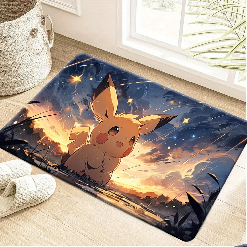 Pokemon Pixel Purple Lucario Print Non-Slip Floor Mat Doormat 40cm x 60cm