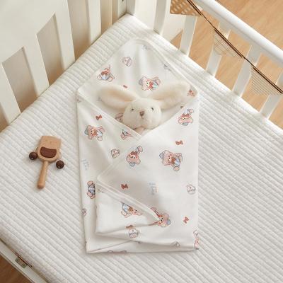 Newborn Pure Cotton Swaddle Blanket for Autumn and Winter