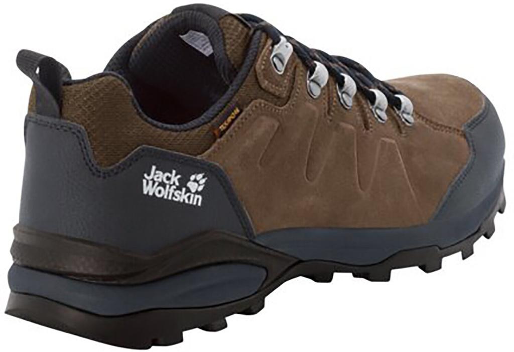 Обувь для треккинга Jack Wolfskin Refugio Texapore Low (4049851-5298) brown/phantom
