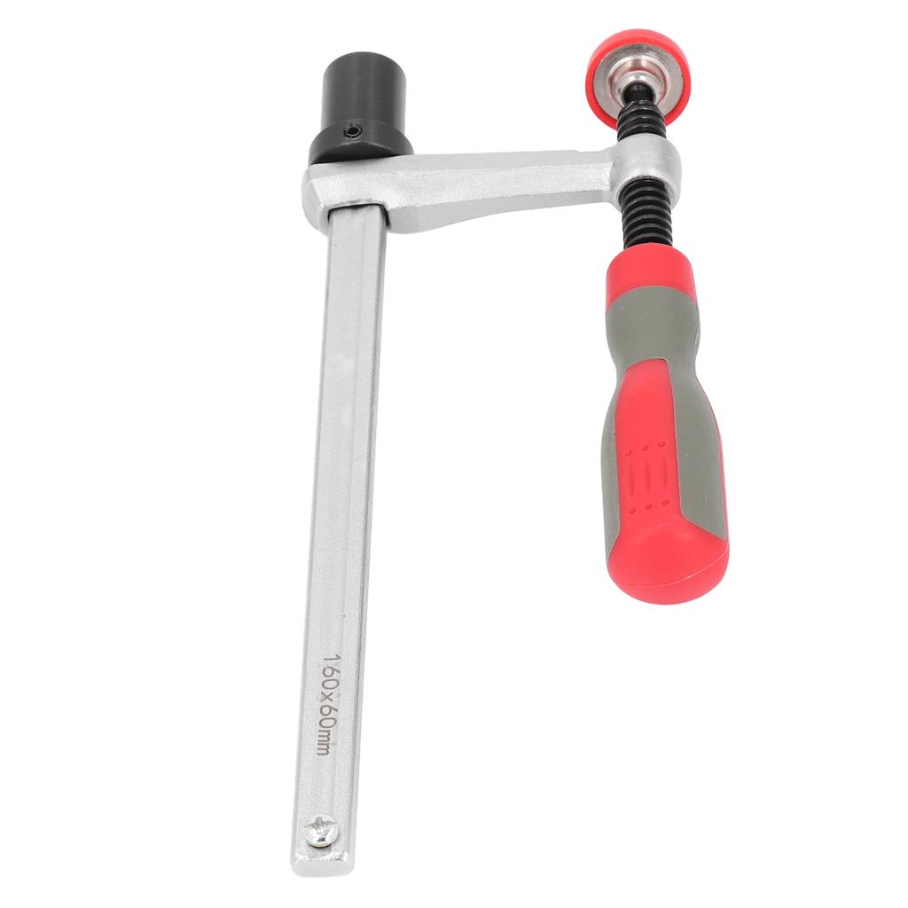 Quick Screw Guide Rail Clamp for Saw Hold Down Woodworking Hand Tool with Plastic Handle Base Dia 19mm 3 4in