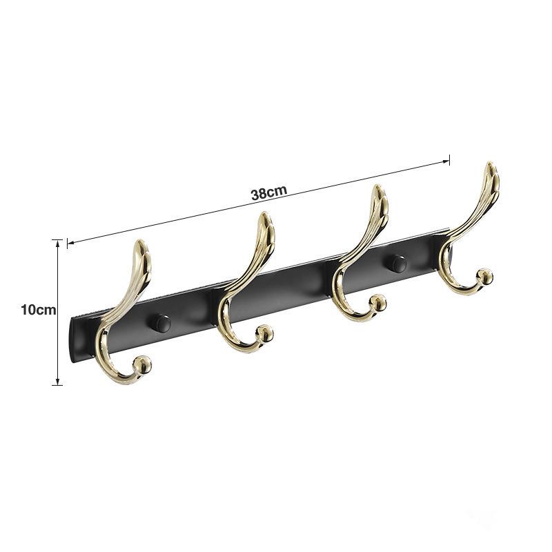 Tuqiu Robe Hook,Clothes Hook,Towel Hanger, Kitchen Hook Black Gold ,Bathroom Hardware,kitchen Hooks Brass Bathroom Accessories