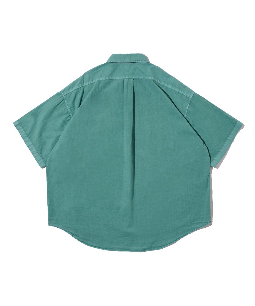 CARGOBROS Cb Pigment Short Sleeve Shirt (Green)