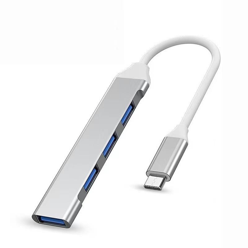467 USB Dock Multi- Wire Divider High Speed Transmission One Drag Four Expanders for Mobile Phone Computer