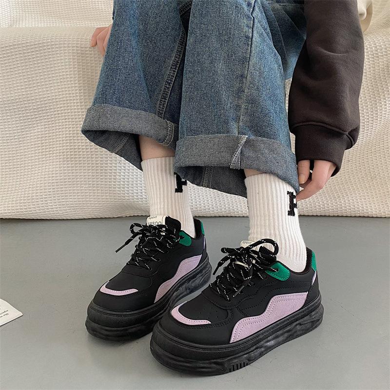 Women's Fashion Trendy Retro Board Shoes 2024 Summer New Style Thick Soled Women Casual Sports Versatile Comfortable Sneakers