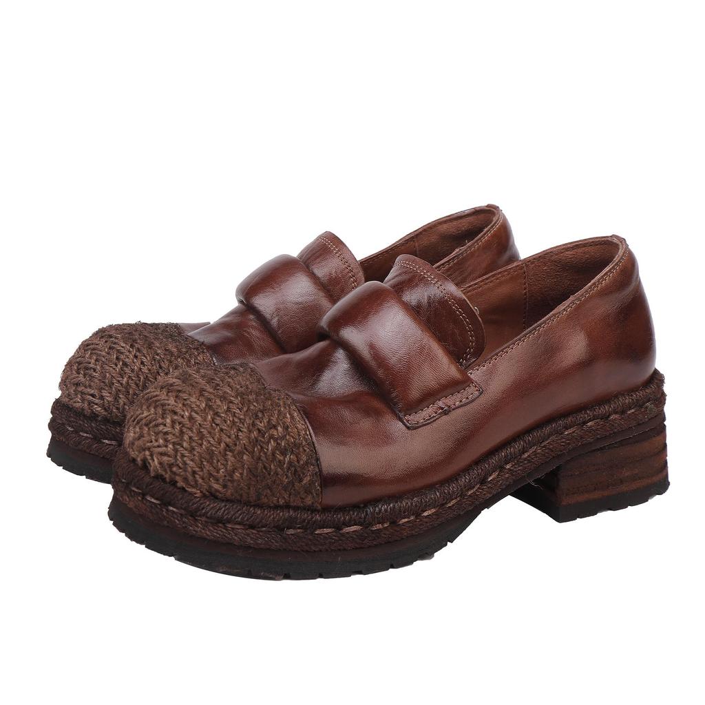 2025 Herbst Damen Leichte Luxus Pferdeleder Slipper - Bequem, Echtes Leder Slipper
