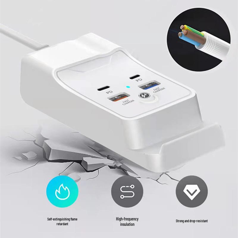 Multi-Port USB Hub Adapter: USB & Type-C Extension Dock with Converter.