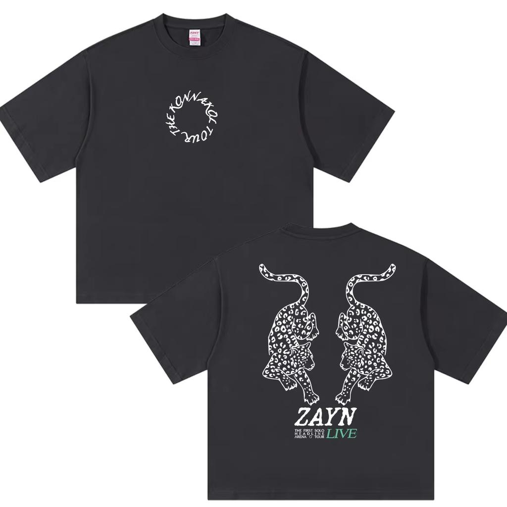 Zayn Konnakol Arena Tour Live 2026 Merch T Shirts Unisexs Clothing Fashion Vintage Tshirts Casual Pure Cotton Tees Streetwear