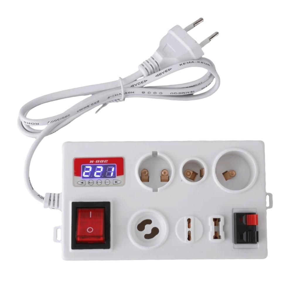 Accurate Measurement Lamp Tester Box Easy To Use Voltage Tester Electric Power Test