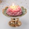 Creative European Style Ceramics Candle Stand Exquisite Romantic Candle Holder Light Luxury Candlestick Desktop