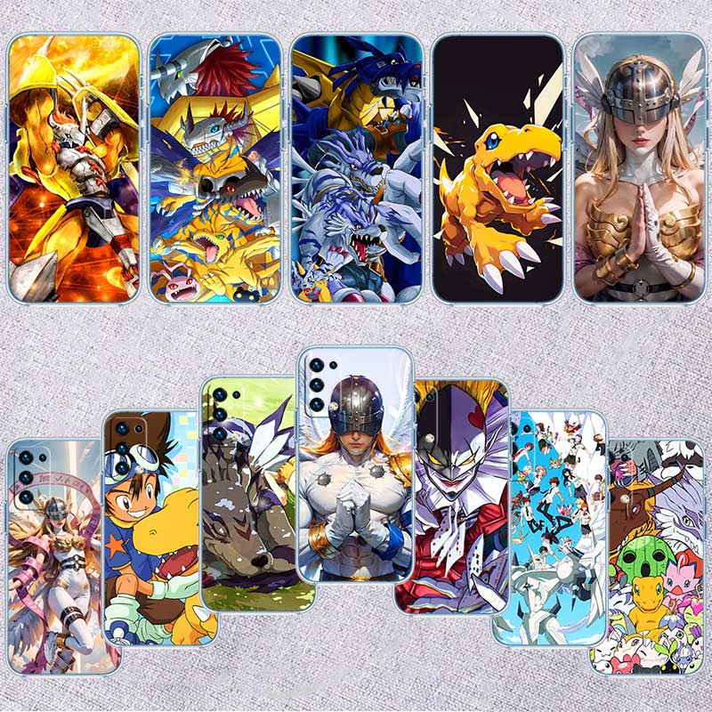 NH51 D-Digimons Transparent Phone Case for LG K22 K30 K40 K40S K41 K42 K50 K50S K51 K51S K52 K61 K62 K71 K92 Q60 Q61 V40 V50 V60