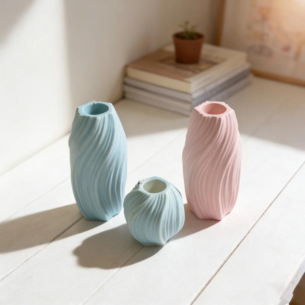 DIY Vase Molds Silicone Wavy Flower Pot Mold Ins Resin Molds  Home Decor