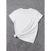 European Size Women's 2026 Happy New Year Tee - Fashionable 2026 Happy New Year Glamorous Letter Graphic Print T-Shirt