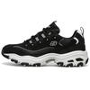 Skechers D'lites Running Shoes Black/White 52675-BLK