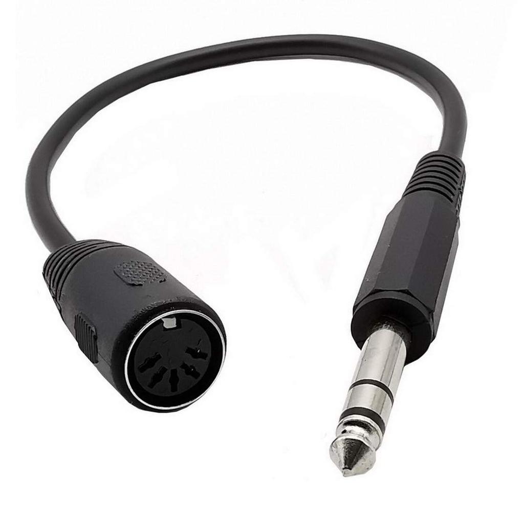 Rosebe MIDI DIN To Female Cable for MIDI XLR Microphone Rosebe DIN To Dual Male Microphone 30cm 5-Pin 5-Pin Keyboards, Cable, 6.35mm Cable,
