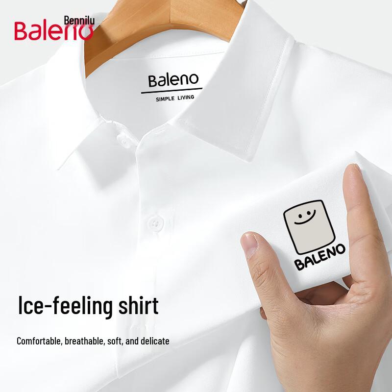 Baleno Men s Ice-Feel Casual Short Sleeve Shirt XL
