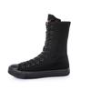 Summer High Top Women's Shoes Knee High Boots Side Zipper Flats Vulcanized Shoes Lace-Up Comfortable Platform Sneakers Female