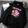 Autumn Winter Kpop Demon Hunters Printed Hoodies Fashionable Casual Warm Sports Long Sleeved Women's Hooded Sweatshirts