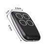 Universal 4 Button Garage Door Remote With Easy Programming And Stable Signal Perfect For Home Garage Gate Access Control