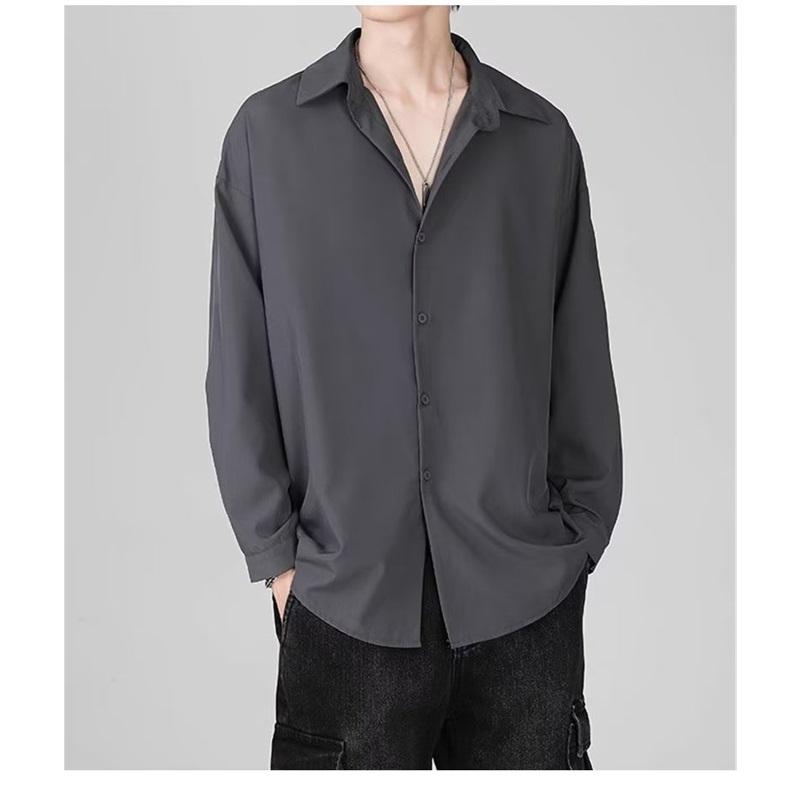 Men's Casual Long Sleeve Shirt Lightweight Breathable Button Down Shirt For Daily Wear Business & Outdoor