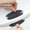 4Pcs Car Door Handle Stickers 3D Carbon Fiber Film Scratches Cover Car Stickers Universal Protector Sticker Auto Accsesories