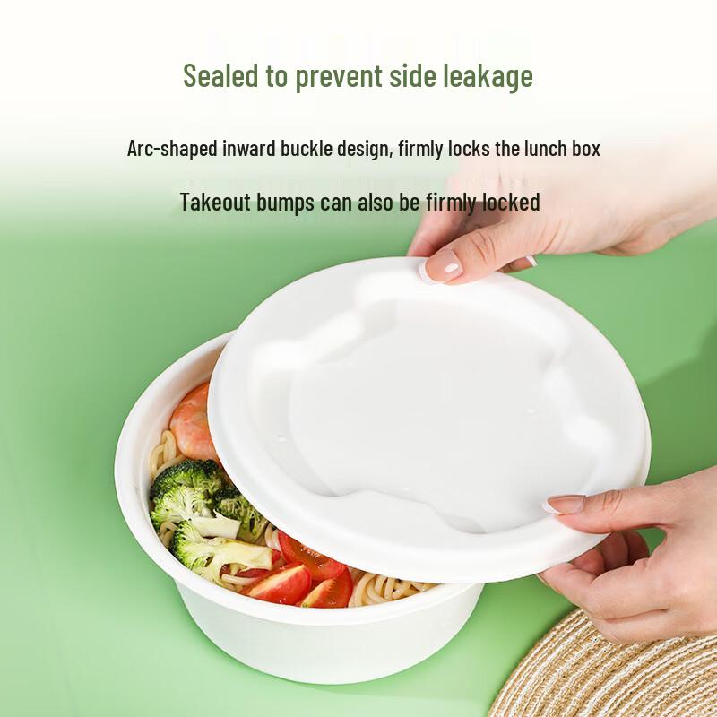 Jingzhou Biodegradable Sugarcane Pulp Disposable Bowls