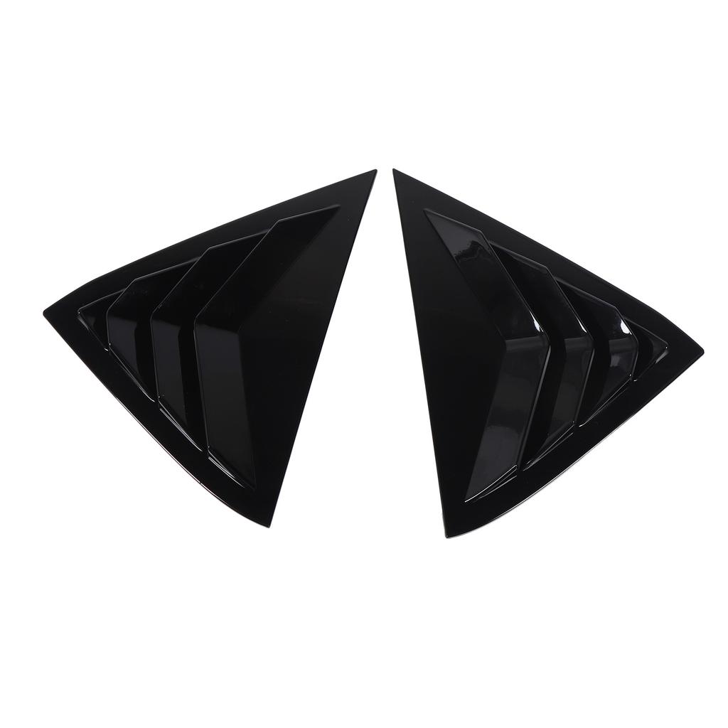 1 P  Rear Side Window Louver Privacy   Reduce Temperature Window Louver   Vent Scoop Shade Cover Blind for   MK7 7.5 2008 to 2017