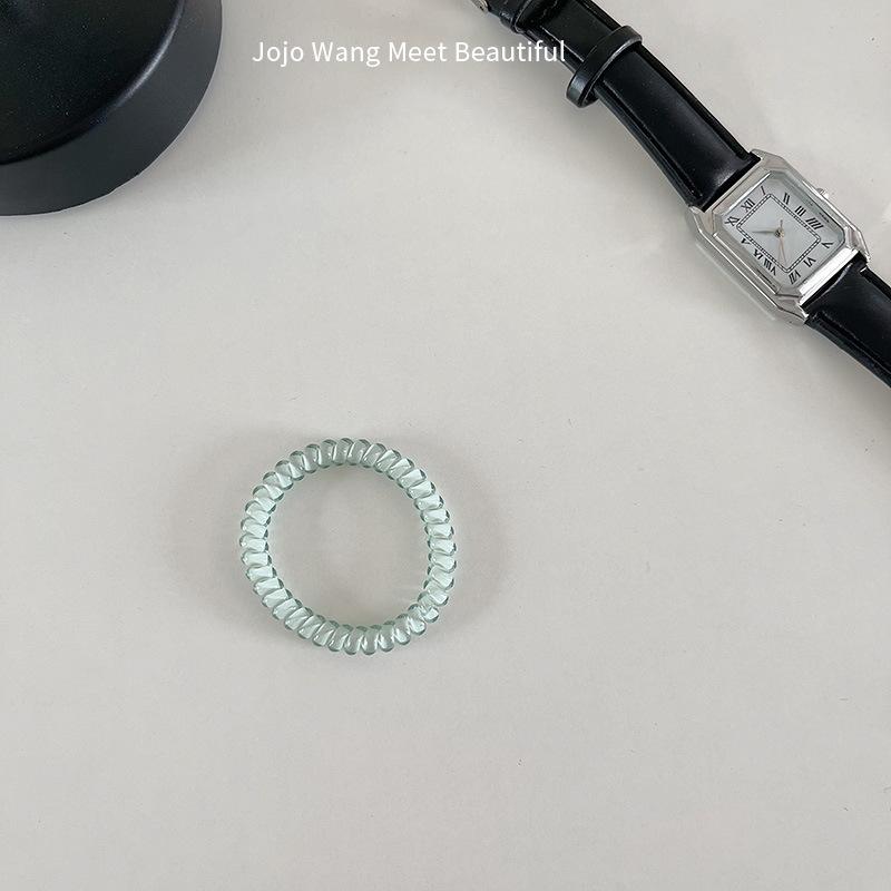 Translucent Crystal Phone Lanyards, Hair Lanyards, High School Girls' Elastic Hair Ties, Rubber Bands, Headbands, and Elegant Hair Bands