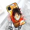 Czarne etui dla Xiaomi Redmi 13C Note 9 iPhone XR 7 8 14 15 11 12 13 X XS Pro Max Samsung A25 S23 S24 FE Ultra Plus One Piece Luffy