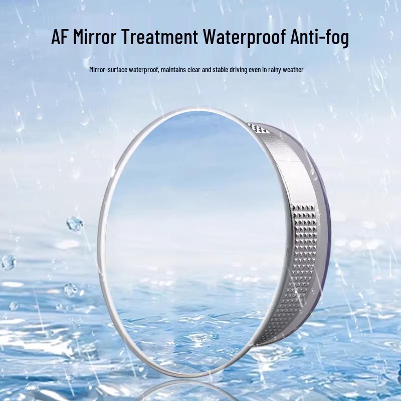 Ultra-Clear 360° Blind Spot Mirror: Motorcycle/Car Rearview, Small Round with Suction Cup.