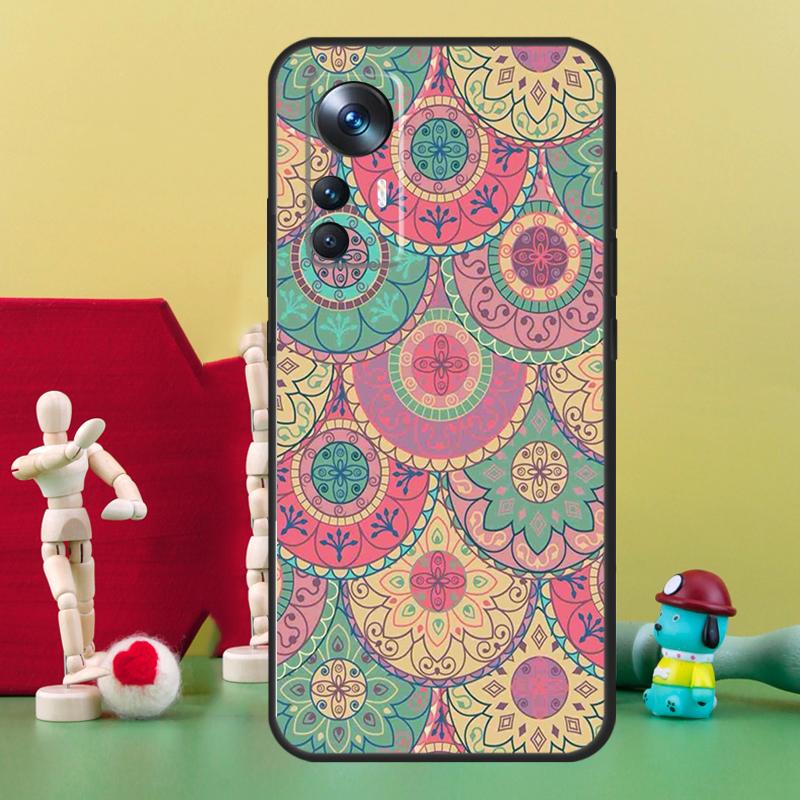 Mandala Flower Totem Case For Xiaomi 15T 14T 13T 14 15 Ultra 17 Pro Max POCO F8 Ultra F5 F6 F7 X5 X6 X7 Pro Cover