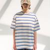 EDENIK Resort Striped Short Sleeve T-Shirt_Blue