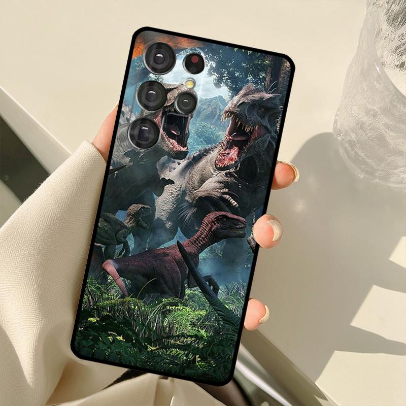 Jurassic Dinosaur Case For Samsung Galaxy S22 Ultra S21 S20 S24 S25 Ultra S9 S10 Plus S23 FE S25 FE Back Cover