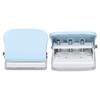 Hole Punch Ruler Design Quick Positioning 3 Holes Metal Paint Body Loose Leaf Puncher for Documentation
