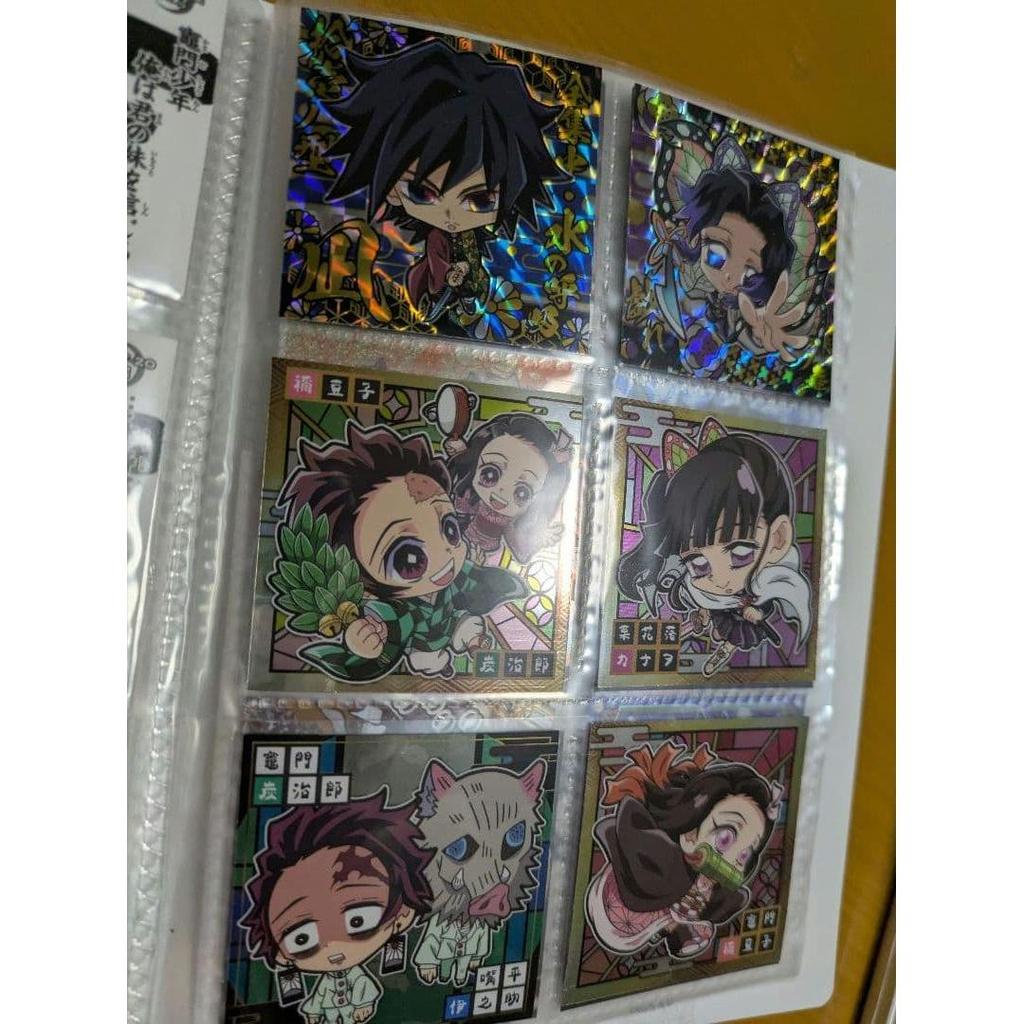 Used Demon Slayer: Kimetsu no Yaiba Deformed Seal Wafers 60 Pieces Collection File