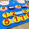 Non-Toxic Children Early Education Enlightenment Cognitive Mathematics Busy Board Felt Board Montessori Toys Math For Kids Toys Gifts